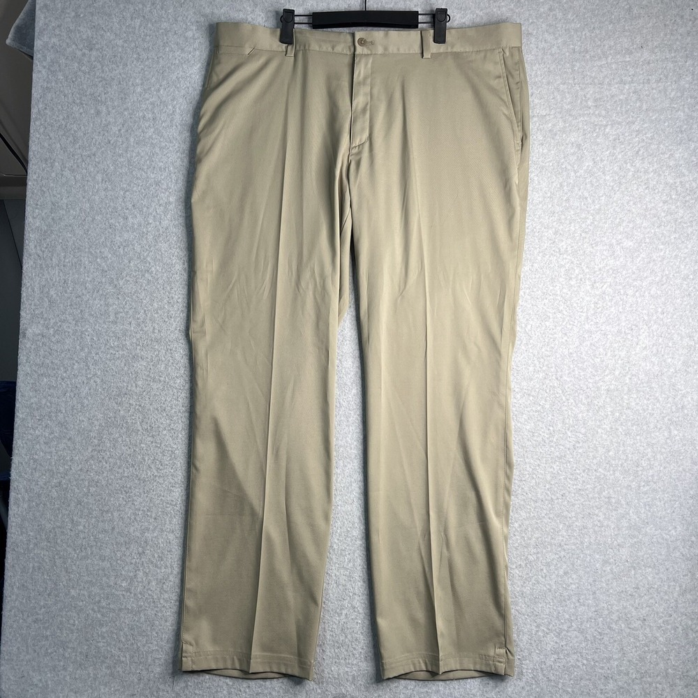 Nike Golf DriFit Pants Men's 41x32 Stretch Tan READ